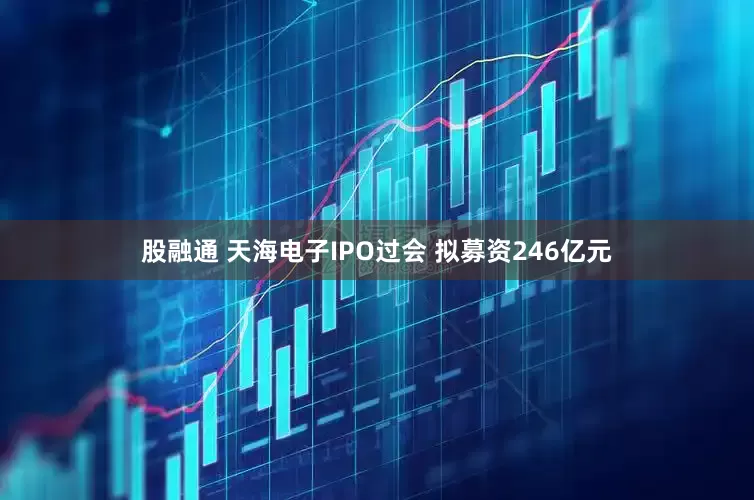 股融通 天海电子IPO过会 拟募资246亿元